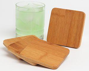 Personalized Bamboo Coasters