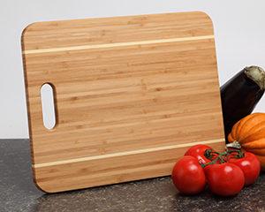 Personalized Cutting Board - Bamboo w Handle 15x12