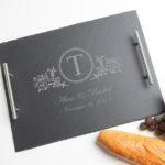 Personalized-slate-serving-tray